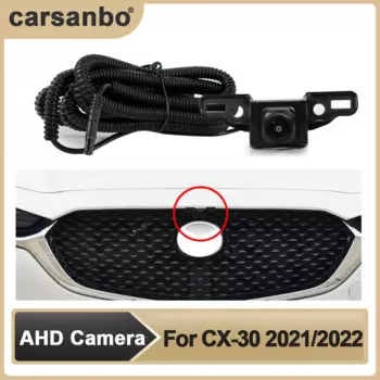 HD Автомобильная Камера Переднего Вида OEM камера ночного видения рыбий глаз широкоугольная 150 ° камера для Mazda 2021/2022 CX-30 камера наблюдения за парковкой