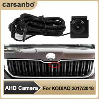 HD Автомобильная Камера Переднего Вида OEM камера ночного видения рыбий глаз широкоугольная 150 ° камера для Subaru KODIAQ 2017/2018 камера видеонаблюдения для парковки