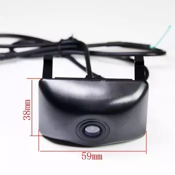 HD CCD передний вид автомобиля для Toyota Highlander 2015, камера переднего вида, автомобильная камера ночного видения, водонепроницаемый парковочный комплект