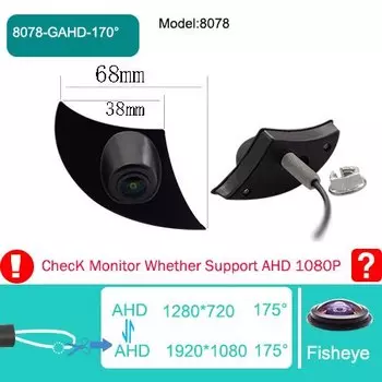 HD-камера переднего вида для Toyota Corolla RAV4 Highlander Land Cruiser Auris объектив «рыбий глаз» камера ночного видения с логотипом 170 ° AHD 1080P