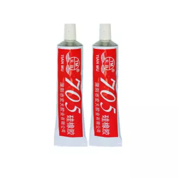 HDCSUN 705 силиконовый прозрачный термостойкий клей 2 шт.