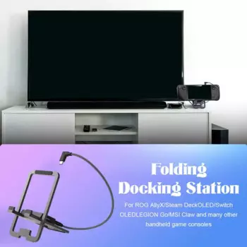 HDMI 2.0 4k 6-в-1 ультратонкая USB-складная игровая консоль для ROG AllyX, металлический кронштейн для вентиляционного отверстия для ROG AllyX/Steam/Swtch/S6I1