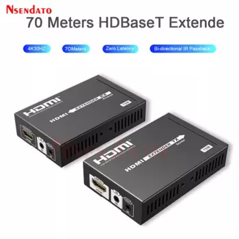 HDMI-разветвитель LKV375N, HDMI, RJ45, 4K, 70 м