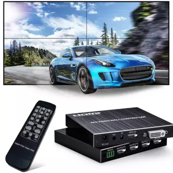 HDMI видеостенный контроллер 2x2 1080P