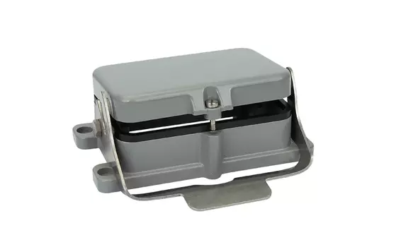 HDXBSCN Промышленный прямоугольный разъем для тяжелых условий эксплуатации HDC HE-048 Han B 48 ядер 16 А с открытым дном и крышкой