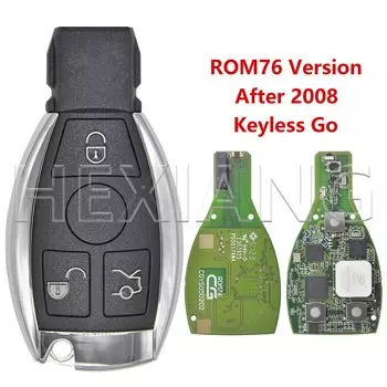 HE CGDI Half Smart/Keyless Go Поддержка BGA & NEC Стиль 315/433 МГц Автомобильный ключ дистанционного управления с точкой для Mercedes A C E S Class