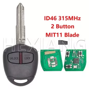 HE ID46 чип 315 МГц/433 МГц MIT8/MIT11 лезвие автомобильный ключ дистанционного управления для Mitsubishi Outlander Lancer Triton Pajero ASX Lama Shogun