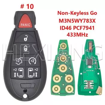 HE ID46 PCF7941 433 МГц автомобильный дистанционный ключ M3N5WY783X IYZ-C01C для Dodge Caravan Journey Chrysler Town & Country Jeep Grand Cherokee