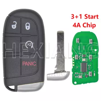 HE SIP22 Blade 4A Чип 433 МГц Автомобильный дистанционный ключ без ключа M3N 40821302 68250335 AB для Jeep Compass Renegade Dodge Fiat 500 500L 500X