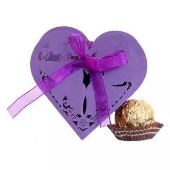 Бумажные коробки-сердца WXPYU для подарков