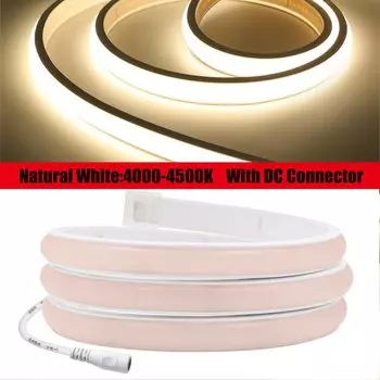 HEGEHE Гибкая светодиодная лента COB 320LED/м 12В/24В теплый/натуральный/белый свет