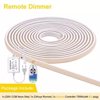 HEGEHE Светодиодная лента COB 220В