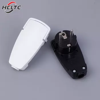 HELTC Плоский адаптер розетки белый 250В