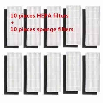 HEPA-фильтры и губчатые фильтры для iLife A40, A4S, A8