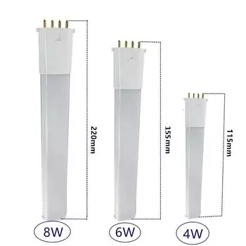 Herhe светодиодная лампа 2G7 3CCT 4Вт