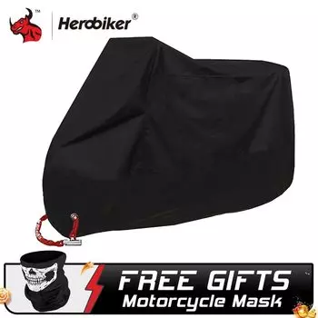HEROBIKER чехол для мотоцикла, всесезонный водонепроницаемый пылезащитный УФ-защитный чехол для улицы, дома, скутера, мотоцикла, дождевик