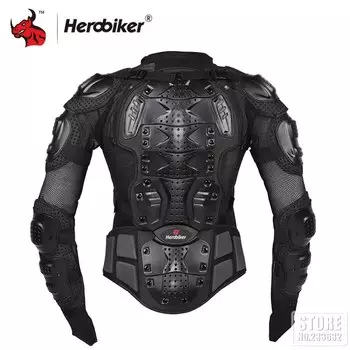 HEROBIKER мотоциклетная куртка мужская мотоциклетная броня для мотокросса гоночная мотокуртка для езды на мотоцикле защита размер S-5XL #