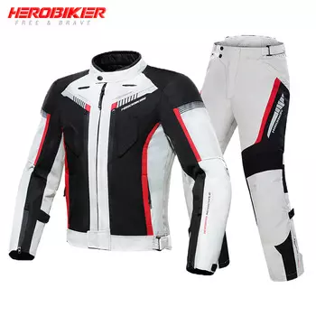 HEROBIKER мотоциклетная куртка водонепроницаемая мотокуртка ветрозащитная мотокросс езда гоночный мотоцикл зимняя одежда защитное снаряжение