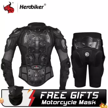 HEROBIKER мотоциклетные куртки для мужчин женщин мужчин черепаха на все тело армированные защитные куртки мотокросс эндуро гонки защитное снаряжение