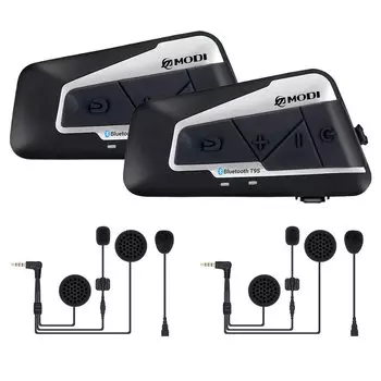 HEROBIKER водонепроницаемый мотоциклетный домофон, гарнитура для шлема, динамик, домофон, мотогарнитура, беспроводная Intercomunicador 1200M