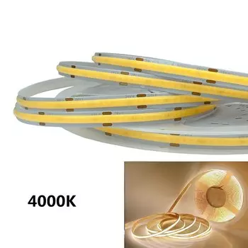 HERULED Светодиодная лента COB тёплый белый 312 светодиодов/м