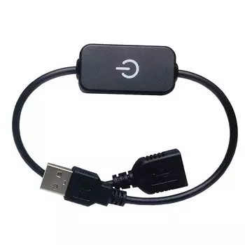 HERULED USB-кабель переключатель питания черный/белый