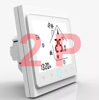 Термостат RS485 Modbus, 220 В, 24 В, Wi-Fi, для 4P/2 труб, вентиляторная катушка, работает с Alexa Google Home