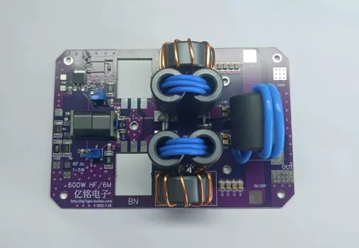 HF600W 1,8-30 МГц 5 Вт Плата усилителя мощности, усилитель мощности с короткой волной, с одной полосой, SSB усилитель, радиостанция «сделай сам»