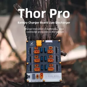 HGLRC Thor Pro 6-портовое балансное зарядное устройство для LIPO 40A XT60 XT30 Разъем 2-6S LIPO Разрядное устройство для IMAX B6 ISDT Q6 Nano HOTA D6 Pro P6