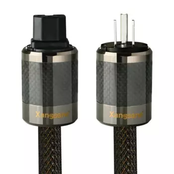 Hi-end чистый серебристый кабель питания переменного тока US / EU кабель питания HiFi