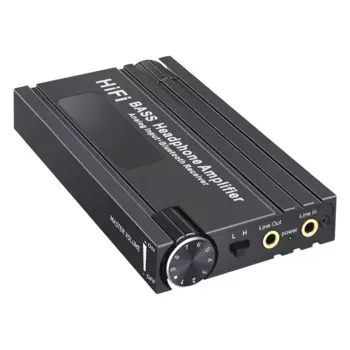 Hi-Fi Bluetooth-усилитель для наушников, Портативный Hi-Fi-усилитель для наушников с регулятором громкости басов для MP3/MP4/телефонов/цифрового плеера
