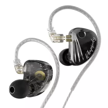 Hi-Fi наушники CCA Rhapsody 2DD + 4BA, музыкальные наушники IEM, гибридные проводные наушники-вкладыши со съемным кабелем для аудиофилов, музыкантов CCA