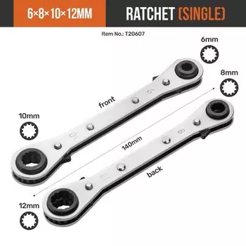 Hi-Spec 4-в-1 регулируемый телескопический гаечный ключ