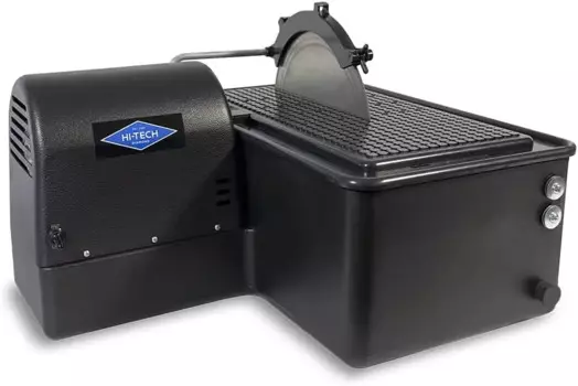 Hi-Tech Алмазное 10-дюймовое гранильное оборудование, пила для резки камня, камня, стекла, пильная машина для резки гильз, два 10-дюймовых алмазных пильных полотна