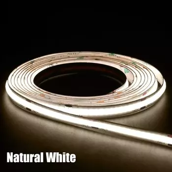 HICCIN Светодиодная лента COB теплый белый 320LED/м 0,5-5 м