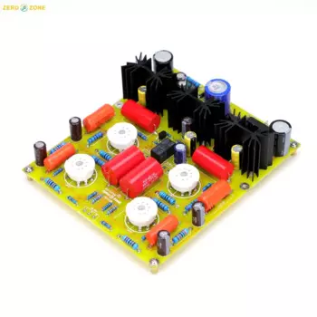 HiFi 12AT7 Ламповый предусилитель Стерео плата на схеме предусилителя Hetian Maoshi
