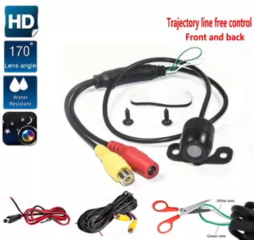 Камера заднего вида высокой четкости, передняя камера заднего вида, слепая зона, вспомогательная парковка, ПЗС-бабочка, водонепроницаемая и солнцезащитная ночь