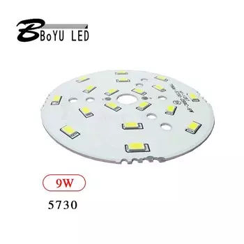 High-power 9W light board UFO light Gao Fu handsome bulb light 5730 retrofit light board spot 300MA current light board
