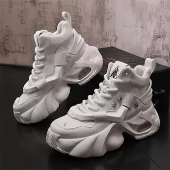 High Quality Men's High-top Casual Shoes Outdoor Non-slip Hiking Shoes Breathable Wear-resistant Sports Shoes Кроссовки Мужские