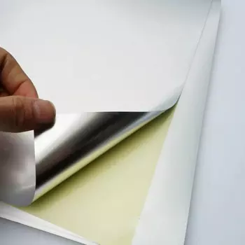 Матовые серебряные стикеры FUNCOLOUR для лазерного принтера