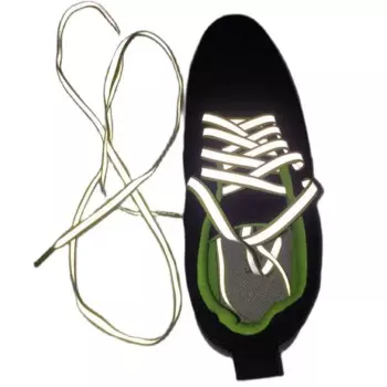 Боковые шнурки с двойным светоотражающим элементом высокой видимости, безопасные шнурки для ночной защиты, шнурки