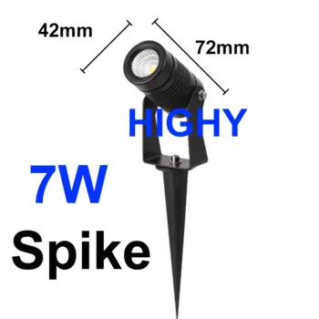 HIGHY Водонепроницаемый LED фонарик для газона 7 Вт/10 Вт