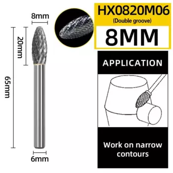 HILIXUN твердосплавный роторный напильник Shuangwen