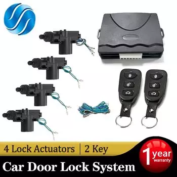 Hippcron автомобильный замок дверной пульт дистанционного управления бесключевая Система доступа набор блокировки с 4 приводом дверного замка Универсальный 12 В