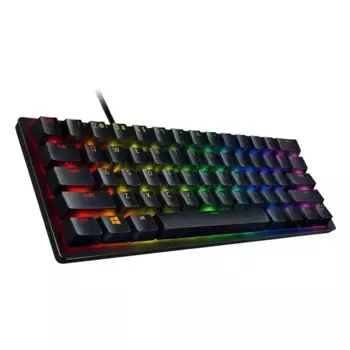 Хит продаж, проводная клавиатура R azer Huntsman Mini Merc ur, 61 клавиша, RGB, оптическая игровая клавиатура, Проводная игровая клавиатура