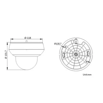 HITOSINO Hik 4MP 4X оптический зум IK10 IP67 сетевой Аудио Микрофон, внешняя ИК POE MiNi Darkfighter IP PTZ камера видеонаблюдения