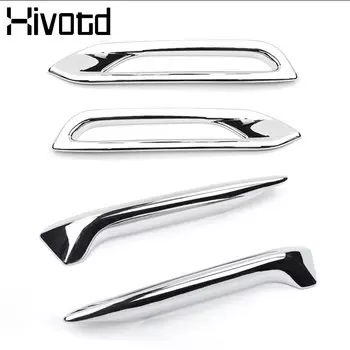 Hivotd для ниссан кашкай j11 Nissan qashqai j11 Dualis 2019 2020 автомобильный передний задний противотуманный светильник крышка для бровей рамка отделка ABS хром внешние аксессуарыавтотовары аксессуары для авто