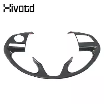 Hivotd накладка на руль, клейкая крышка, украшение интерьера, автомобильные аксессуары, Стайлинг, детали для Mitsubishi Outlander 3 2016-2022