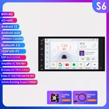 Hizpo 7-дюймовый AI-голос Универсальный Android автомобильный стерео GPS радио для Toyota 4runner Camry Corolla Tuntra RAV4 мультимедийная навигация
