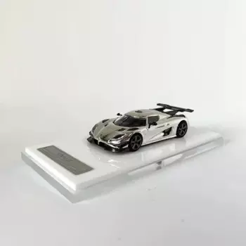 HKM 1:64 Игрушечная модель автомобиля Koeni Agera коллекция литых под давлением спортивных автомобилей-хромовое серебро